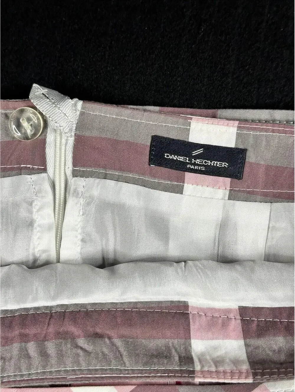 🌸✨ Daniel Hechter Paris Plaid Belted A-Line Skirt ✨🌸